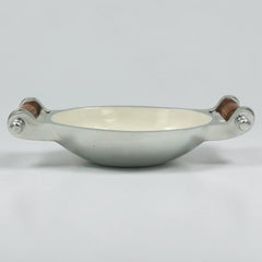 Horse Bit Bowl with Handles Acrylic Finish Oval