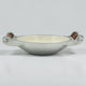 Horse Bit Bowl with Handles Acrylic Finish Oval