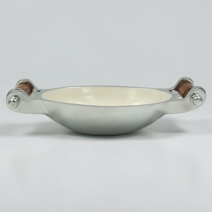 Horse Bit Bowl with Handles Acrylic Finish Oval