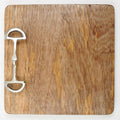 Horse Bit Chopping Board Square 8"