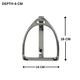 Horse Stirrup Door Knocker