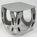 Horse Shoe Stool Side Table