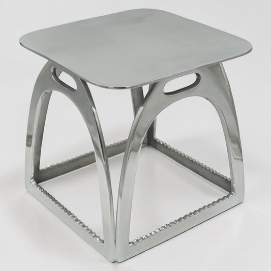 Horse Stirrup Stool Side Table