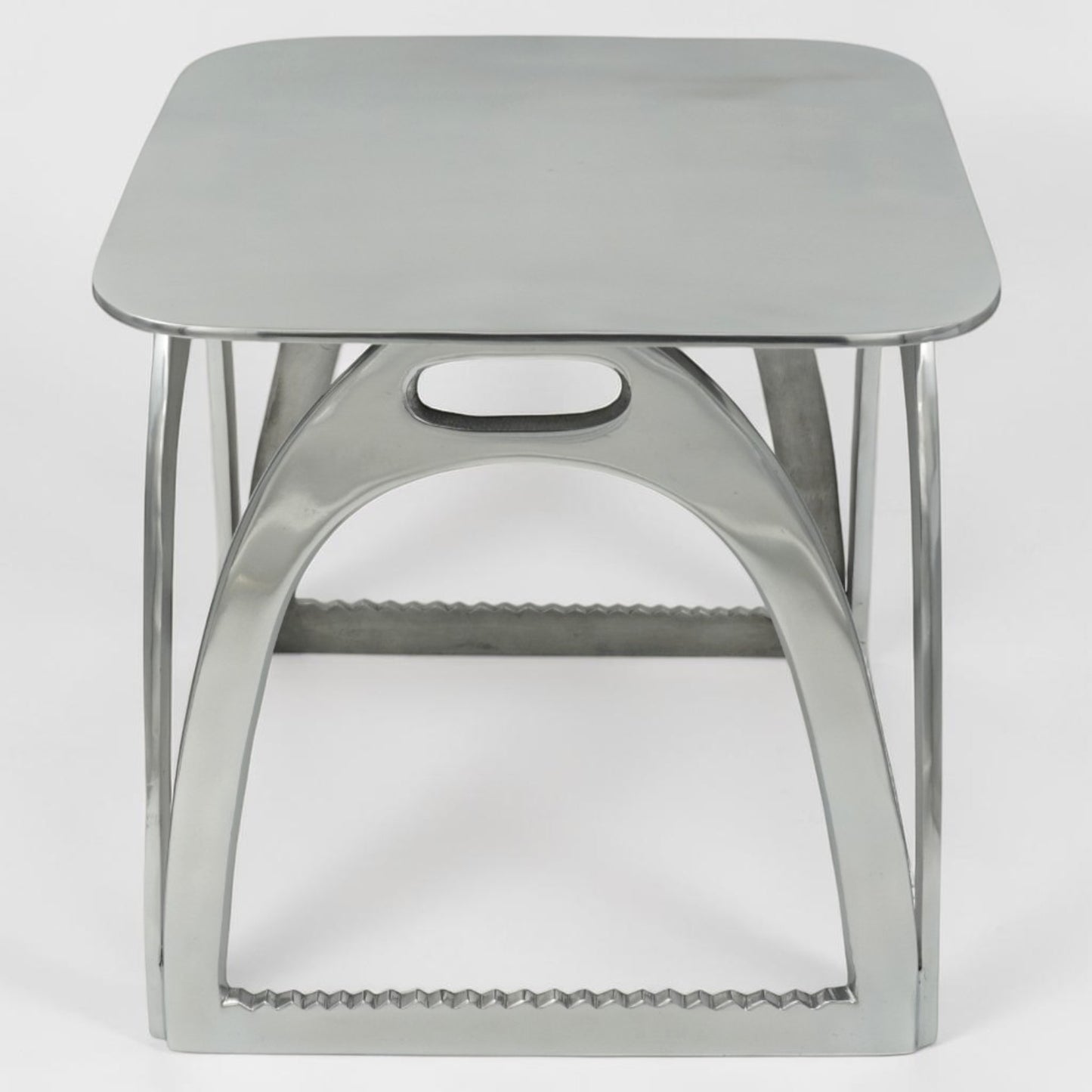 Horse Stirrup Stool Side Table