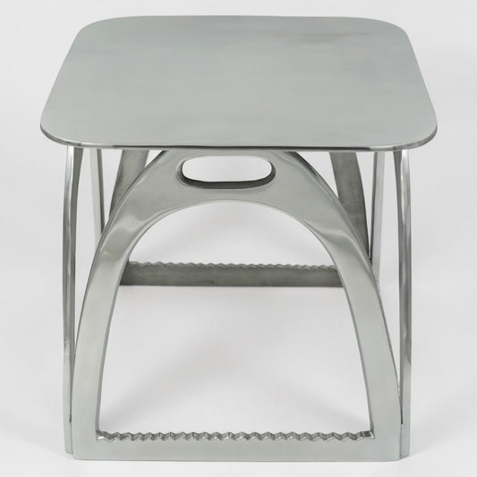 Horse Stirrup Stool Side Table
