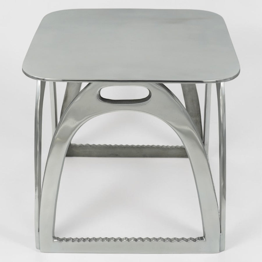 Horse Stirrup Stool Side Table