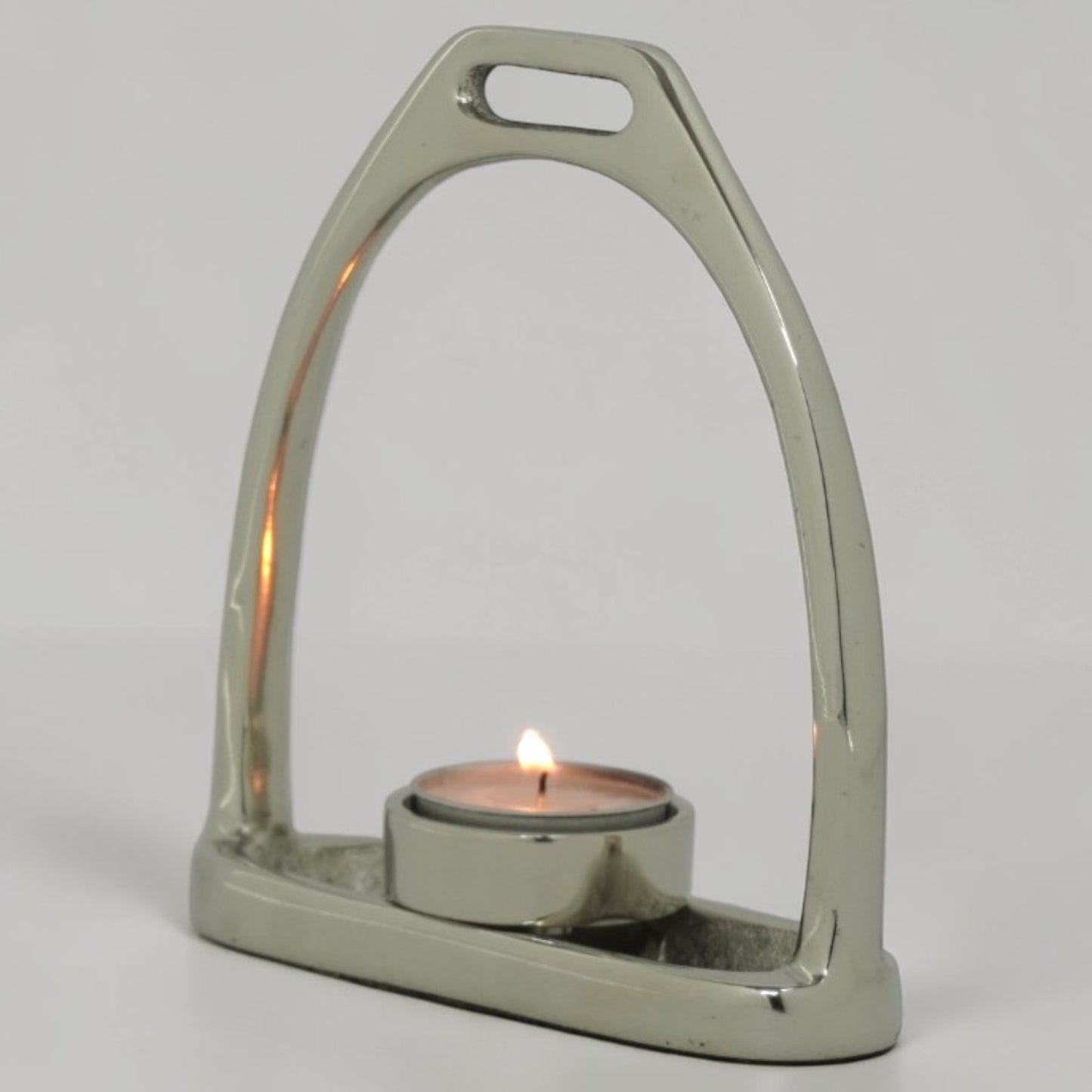 Horse Stirrup Candle T Light 6"
