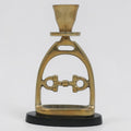 Horse Stirrup Bit Candle Stand 6"