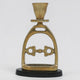 Horse Stirrup Bit Candle Stand 6"