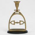 Horse Stirrup Bit Candle Stand 9"