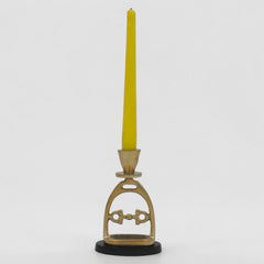 Horse Stirrup Bit Candle Stand 6"