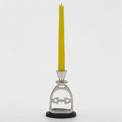 Horse Stirrup Bit Candle Stand 6"