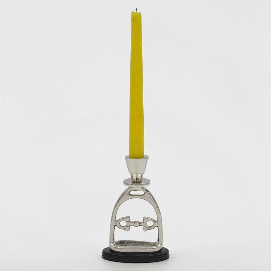 Horse Stirrup Bit Candle Stand 6"