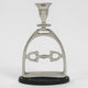 Horse Stirrup Bit Candle Stand 9"