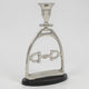 Horse Stirrup Bit Candle Stand 9"