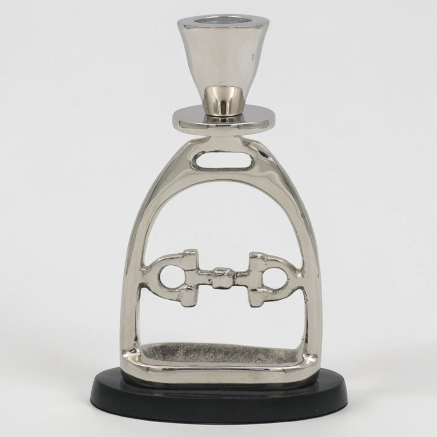 Horse Stirrup Bit Candle Stand 6"