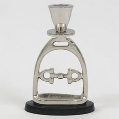 Horse Stirrup Bit Candle Stand 6"