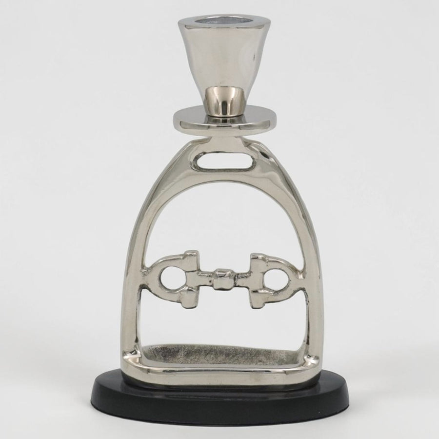 Horse Stirrup Bit Candle Stand 6"