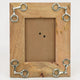 Equestrian Horse Bit Photo Frame - Mango Wood with Nickel Plated Cast Aluminium Snaffle Bits | 23cm x 28cm