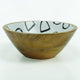 Horse Stirrup Bowl Acrylic Finish Round 8"
