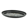 12 Inch Equestrian Bits Decorative Plate - Black Round Metal Plate