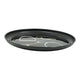 12 Inch Equestrian Bits Decorative Plate - Black Round Metal Plate