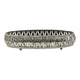 Equestrian Symbols Decorative Tray 10 x 6 Inch - Full Nickel Powder Coated Black Base Metal Tray