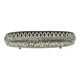 Equestrian Symbols Decorative Tray 9 x 5 Inch - Full Nickel Powder Coated Black Base Metal Tray