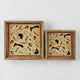 Equestrian Tray Acrylic Finish Square 13"