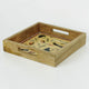 Equestrian Tray Acrylic Finish Square 13"