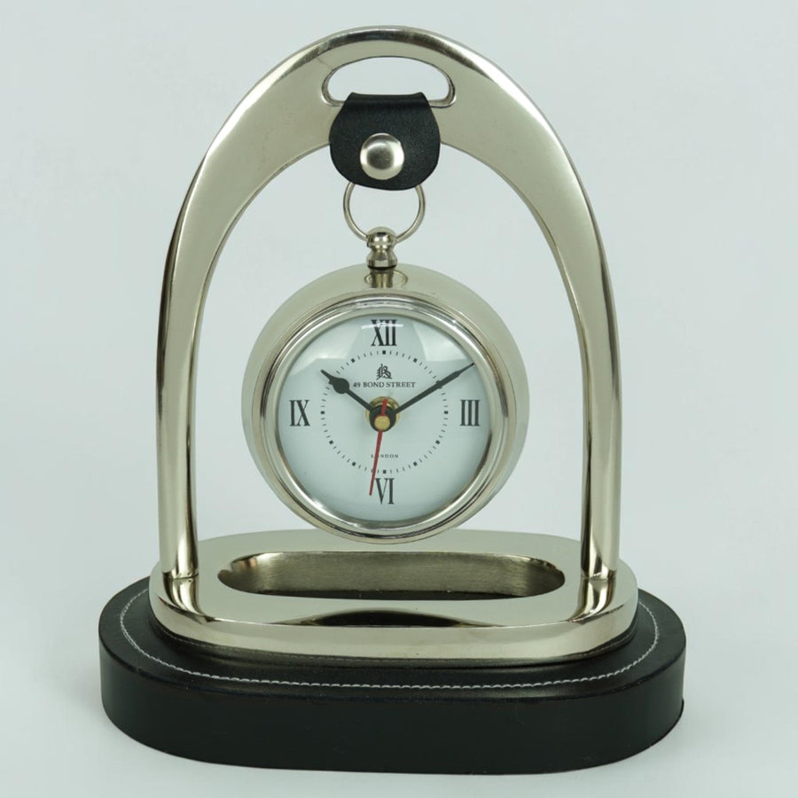 Horse Stirrup Table Clock