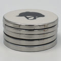 Horse Helmet Coaster Acrylic Finish 3.5"