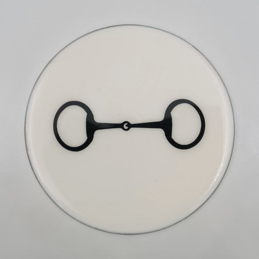 Horse Bit Coaster Acrylic Finish 3.5"