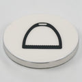 Horse Stirrup Coaster Acrylic Finish 3.5"