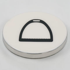 Horse Stirrup Coaster Acrylic Finish 3.5"