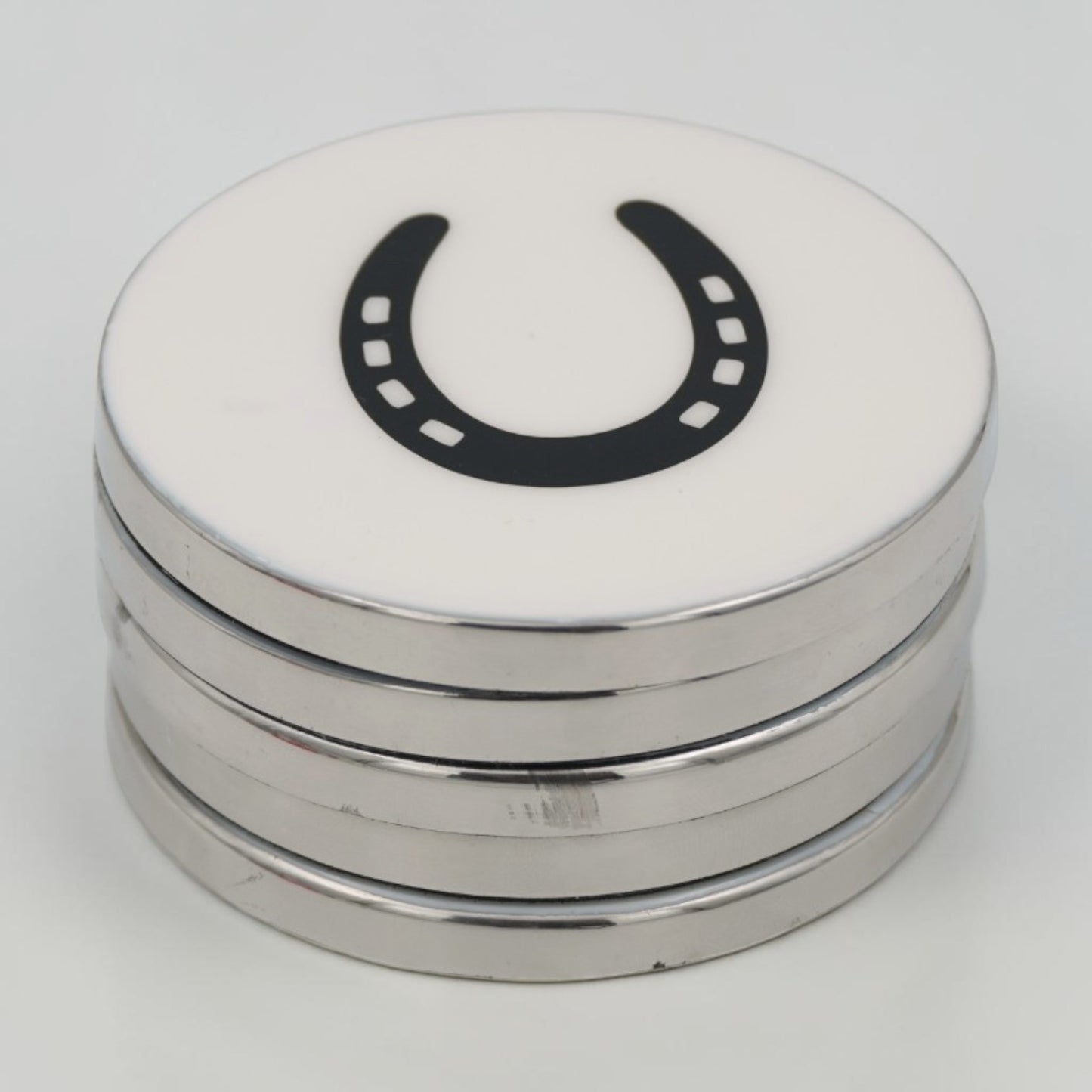 Horse Shoe Coaster Acrylic Finish 3.5"