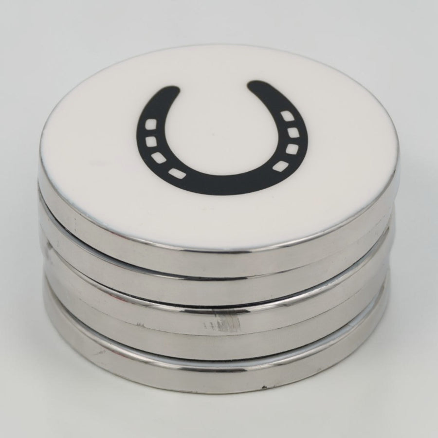 Horse Shoe Coaster Acrylic Finish 3.5"