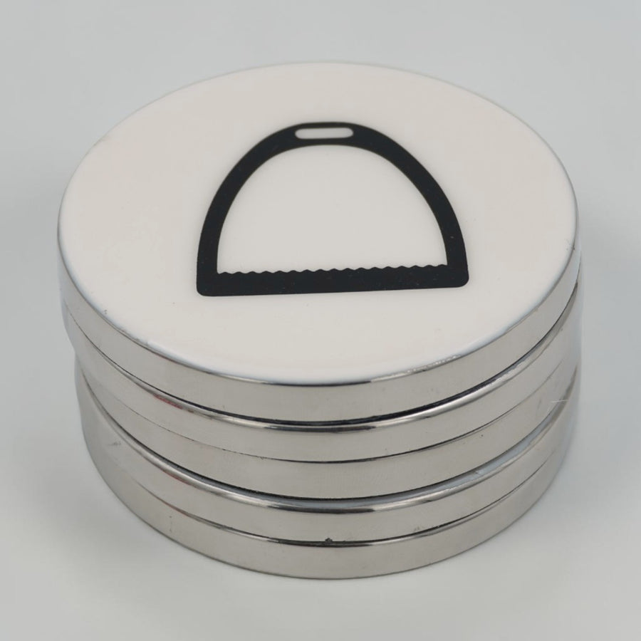 Horse Stirrup Coaster Acrylic Finish 3.5"