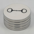 Horse Bit Coaster Acrylic Finish 3.5"