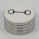 Horse Bit Coaster Acrylic Finish 3.5"