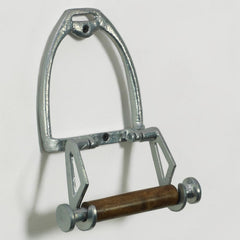 Horse Stirrup Paper Roll Holder
