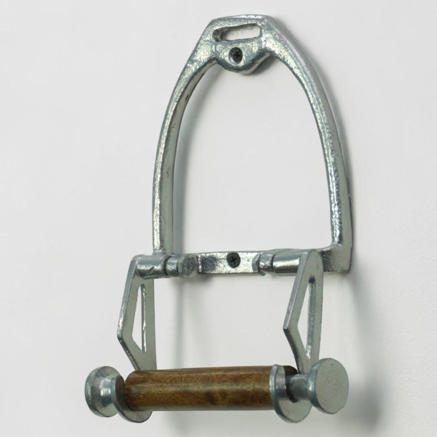 Horse Stirrup Paper Roll Holder