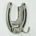 Horse Shoe Boot Wall Hook - 2 Hooks
