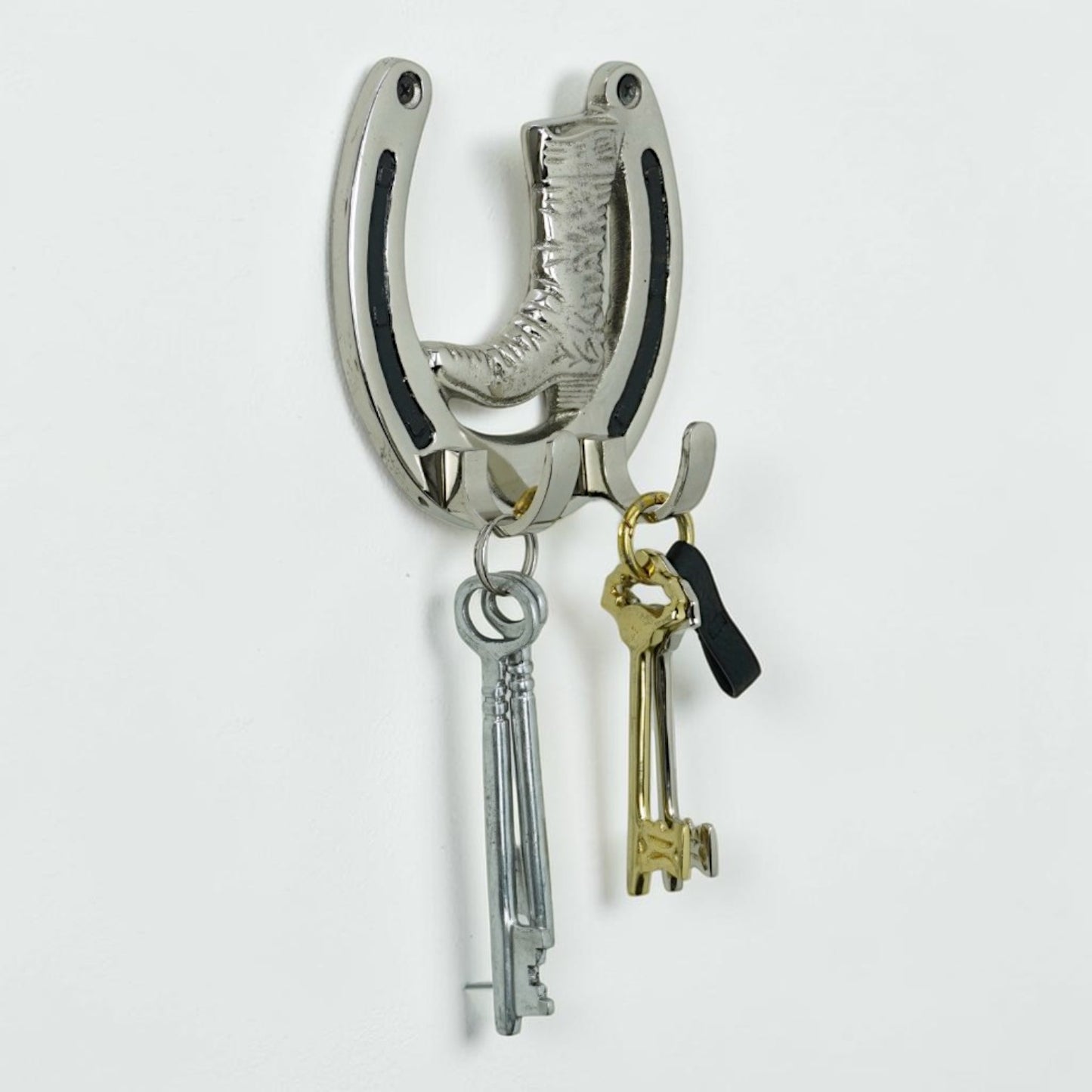 Horse Shoe Boot Wall Hook - 2 Hooks