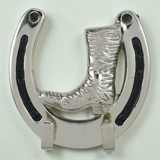 Horse Shoe Boot Wall Hook - 2 Hooks