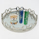 Equestrian Horse Bit Mirror Tray - Cast Aluminium Nickel Plated | 8 Inch Diameter