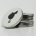 Equestrian Saddle Coaster - Stainless Steel with Acrylic Finish | 9x9 cm Horse Riding Drink Coaster