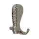 Equestrian Riding Boot Wall Hook - Glossy Nickel Plated Cast Aluminum | 10x5.5x13 cm