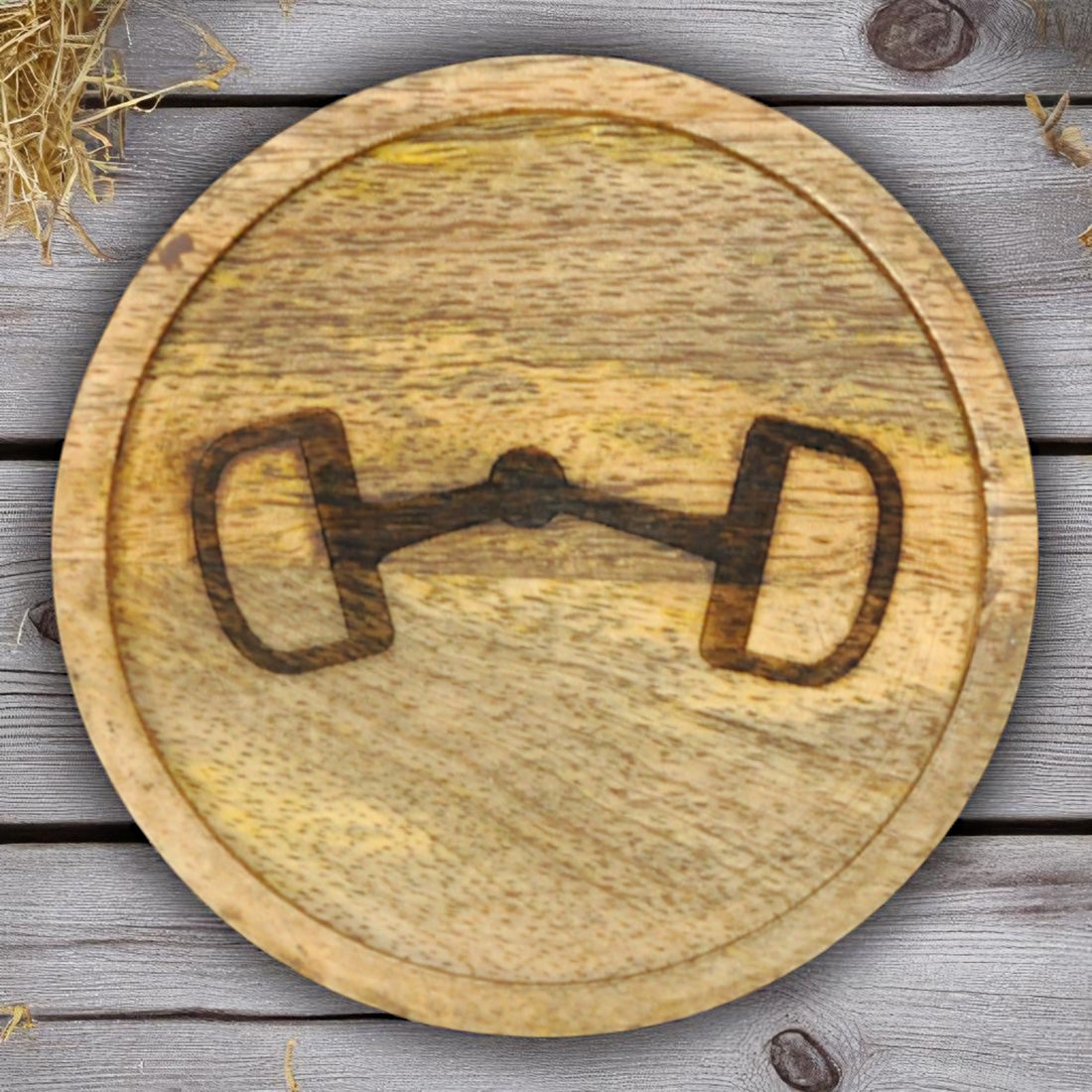 Horse Bit Wooden Coaster