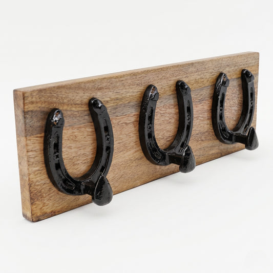 Horse Shoe Wall Hook - 3 Hooks